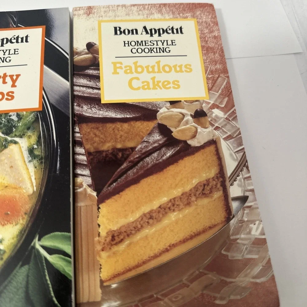 4 BON APPETIT HOMESTYLE COOKING BREADS SOUPS SUPPERS CAKES PB